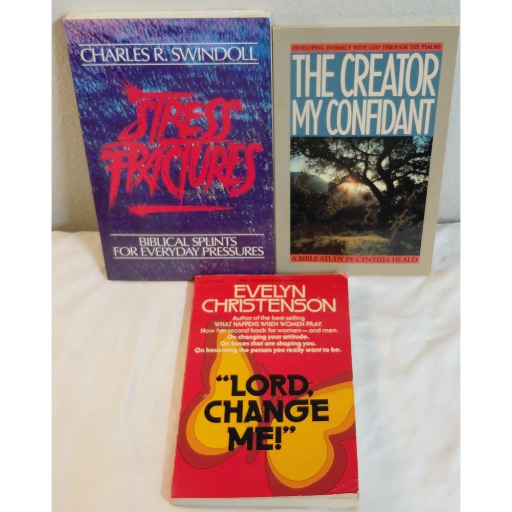 Christian Living Bible Study Book Lot Charles Swindoll Cynthia Heald Evelyn
